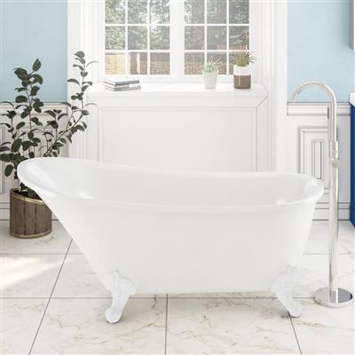 Richmond 1620 x 690 x 760mm (430mm Depth) Freestanding Bath - White