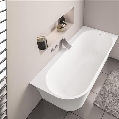 Radcot 1650 x 750 x 590mm (450mm Depth) Right Hand (RH) Bath - White