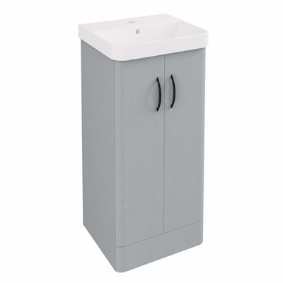 Cavone II 40CM 2 Door Basin Vanity Unit - Grey