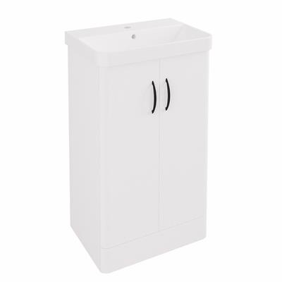 Cavone II 50CM 2 Door Basin Vanity Unit - White