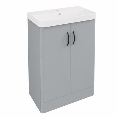 Cavone II 60CM 2 Door Basin Vanity Unit - Grey