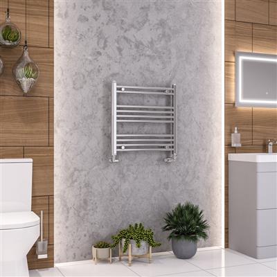 Wendover Straight Multirail 600 x 600 Chrome