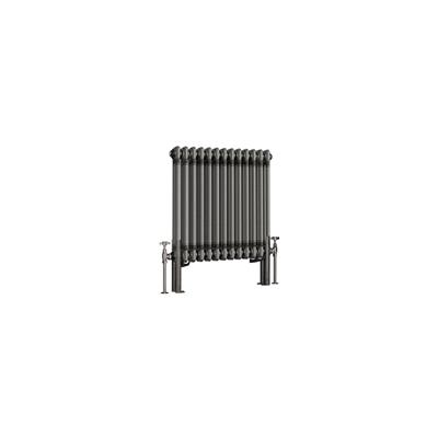 Imperia 2 Column Radiator 600 x 605mm Bare Metal