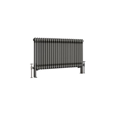 Imperia 2 Column Radiator 600 x 1145mm Bare Metal