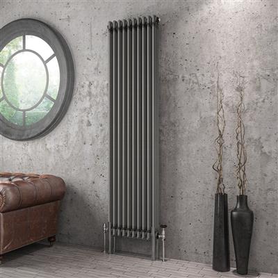 Imperia 3 Column Radiator 1800 x 470mm Bare Metal