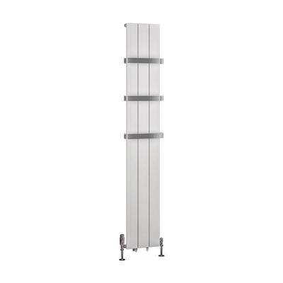 Mersey 1800 x 280 Aluminium Radiator Matt White