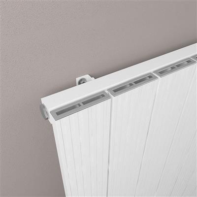 Mersey 1800 x 280 Aluminium Radiator Matt White