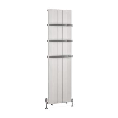 Mersey 1800 x 470 Aluminium Radiator Matt White