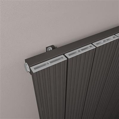 Mersey 1800 x 565 Aluminium Radiator Matt Anthracite