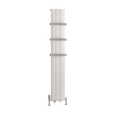 Trent 1800 x 280 Aluminium Radiator Matt White