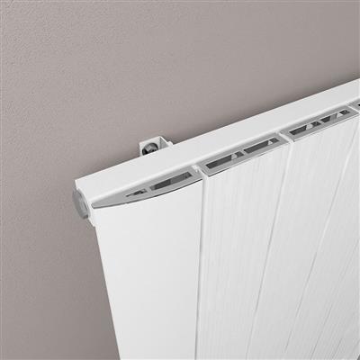 Trent 1800 x 565 Aluminium Radiator Matt White