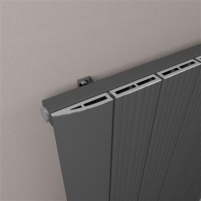 Trent 1800 x 280 Aluminium Radiator Matt Anthracite