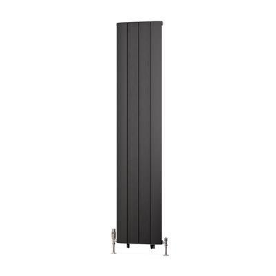 Trent 1800 x 375 Aluminium Radiator Matt Anthracite