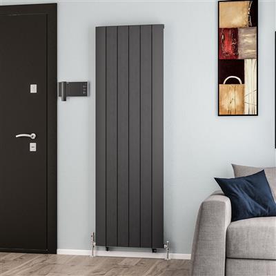 Trent 1800 x 565 Aluminium Radiator Matt Anthracite