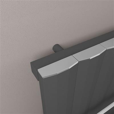 Derwent 1800 x 304 Dry Element Aluminium Radiator Matt Anthracite