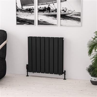 Warrington 600 x 608 Radiator Type20 Matt Black