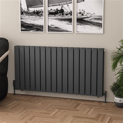 Warrington 600 x 1216 Radiator Type20 Matt Anthracite