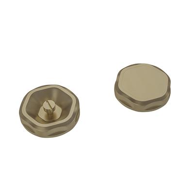 Bleed Valve & Blanking Plug Set Brushed Brass