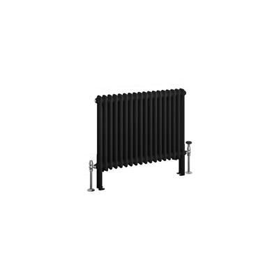 Imperia 2 Column Radiator 600 x 830mm Matt Black