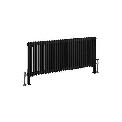 Imperia 2 Column Radiator 600 x 1460mm Matt Black