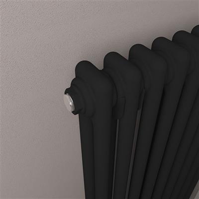 Imperia 2 Column Radiator 1800 x 290mm Matt Black