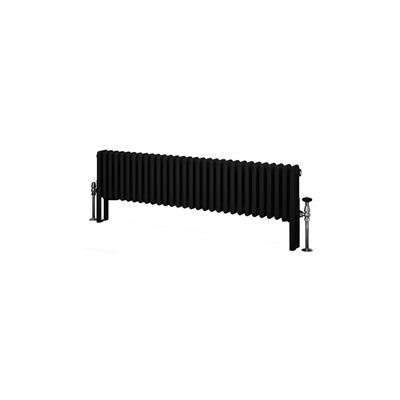 Imperia 3 Column Radiator 300 x 1370mm Matt Black