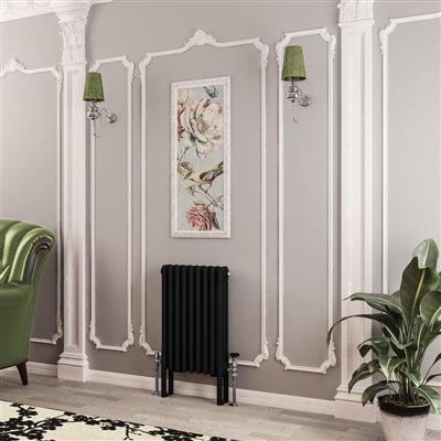 Imperia 3 Column Radiator 600 x 425mm Matt Black