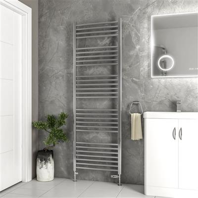 Wendover Straight Stainless Steel Multirail 1800 x 600 Mirror Polished