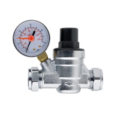 Pressure reducing valve 15mm x 15mm Silver Silver