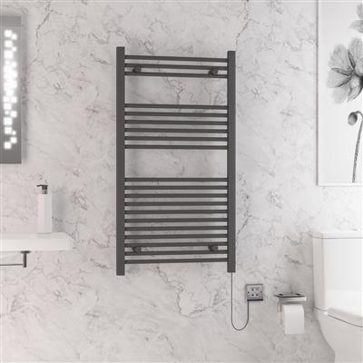 Biava Dry Element Towel Rail 1100x600mm Matt Anthracite