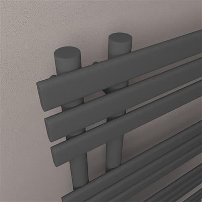 Loddon Dry Element Towel Rail 1200 x 600 Matt Anthracite