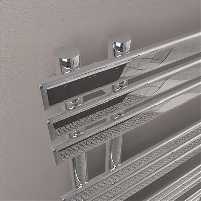 Loddon Dry Element Towel Rail 1200 x 500 Chrome