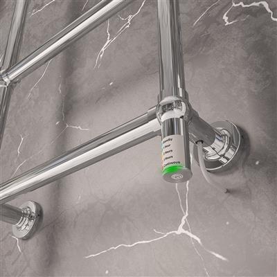 Kennet Dry Element Towel Rail 700 x 600 Chrome