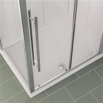 Vantage Plan C 1200mm x 1000mm Rectangular Shower Tray - White