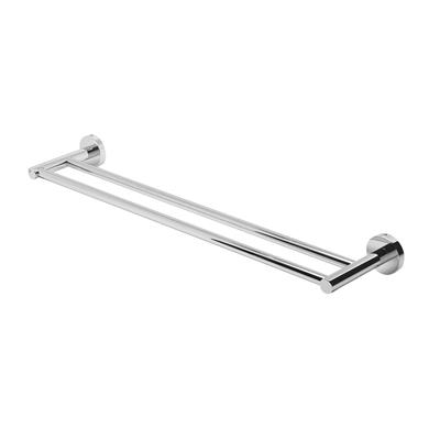 Genoa 644mm Double Towel Rail - Chrome