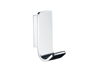 Vercelli Curved Robe Hook - Chrome