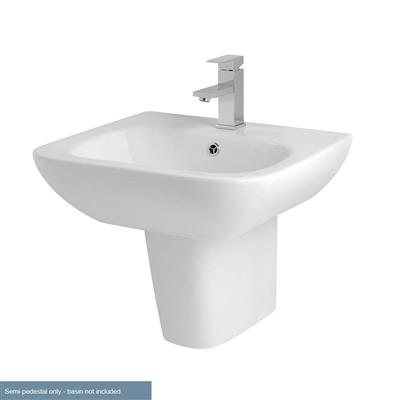 Minima Semi Pedestal 56.0016 Basin - White