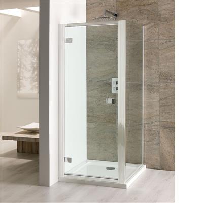 Volente 1850mm x 800mm Hinge Shower Door - Chrome