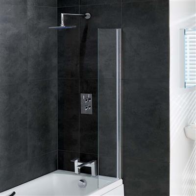 Bathguard 6mm 1400 x 300mm Bath Screen - Chrome