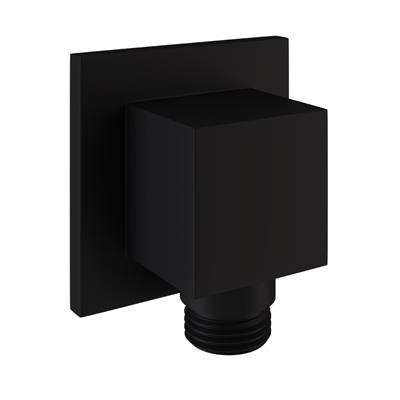 Square Outlet Elbow - Black