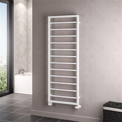 Ryton 1600 x 600mm. Towel Rail Matt White