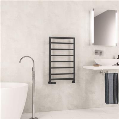 Kenilworth 800 x 500mm. Towel Rail Matt Anthracite