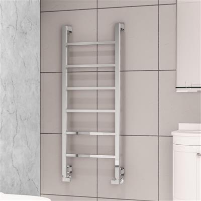 Loxley 1200 x 500mm. Towel Rail Chrome