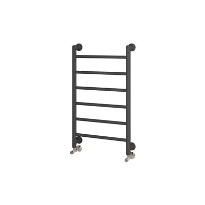 Eshton 800 x 500mm. Towel Rail Matt Anthracite