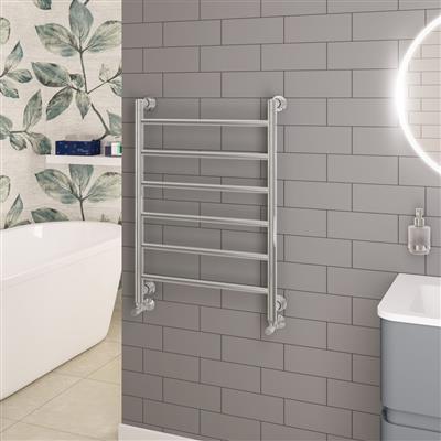 Eshton 800 x 600mm. Towel Rail Chrome