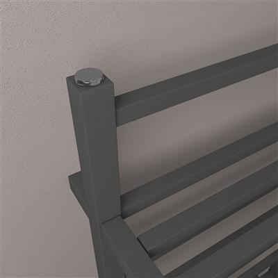 Launton Designer Towel Rail 1200x500mm Matt Anthracite