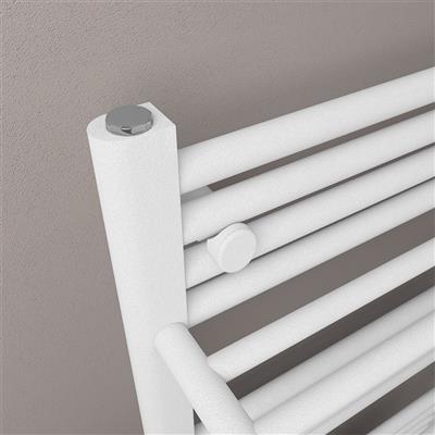 Haddenham Designer Towel Rail 1200x500mm Matt White