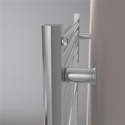 Biava Multirail HV Straight 360 x 400mm Chrome