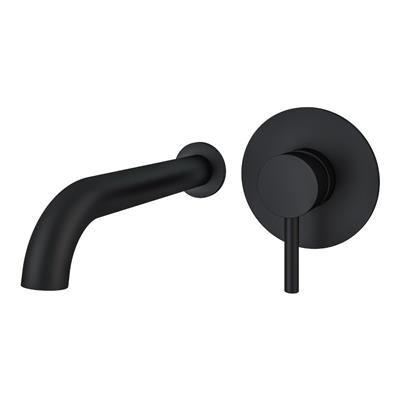 Heyford Wall Mounted Bath Filler Tap Black