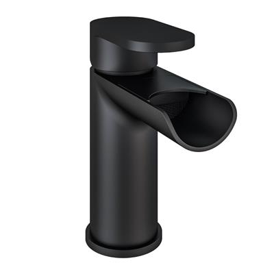 Ledwell PVD Coated Basin Mono Tap with Waste Matt Black